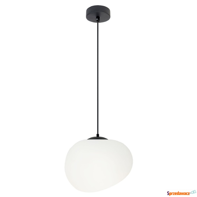 SELSEY Lampa wisząca Stones średnica 20 cm bi... - Lampy wiszące, żyrandole - Częstochowa