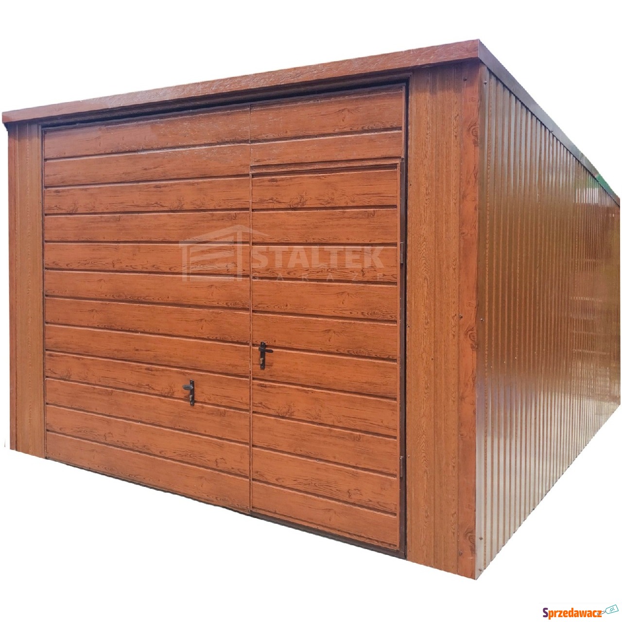 Garaż blaszany 3x5m - 2x Brama...