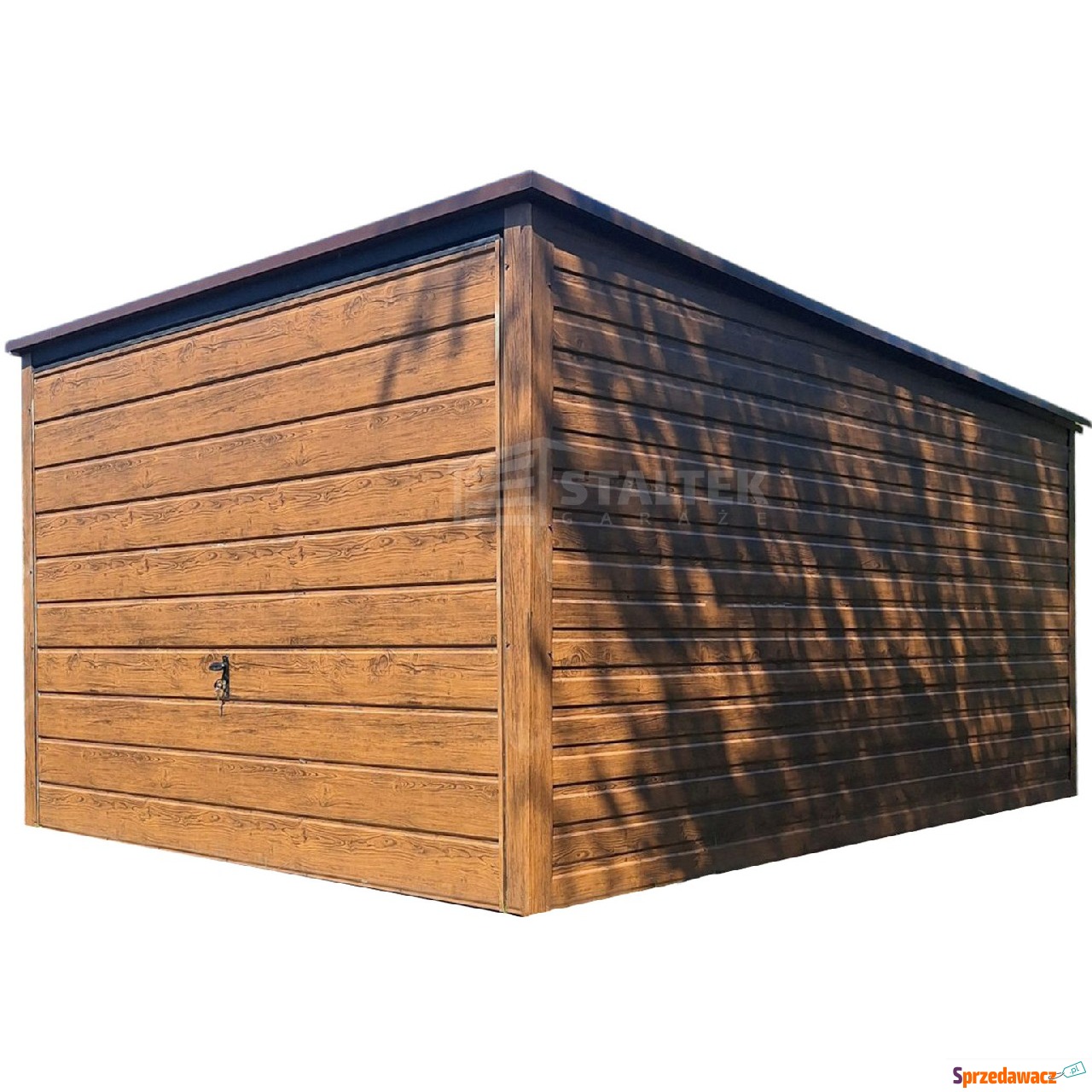 Garaż blaszany 3x4 Brama uchylna...