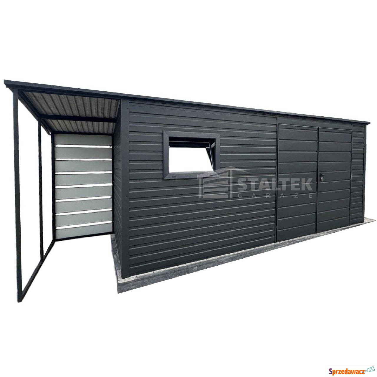 Schowek Domek Ogrodowy 5x2m + wiata...