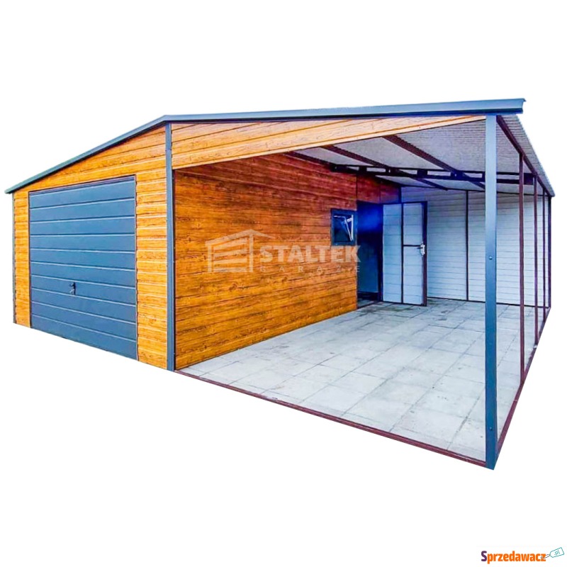 Garaż Blaszany 4x6m + Wiata 4x6m...