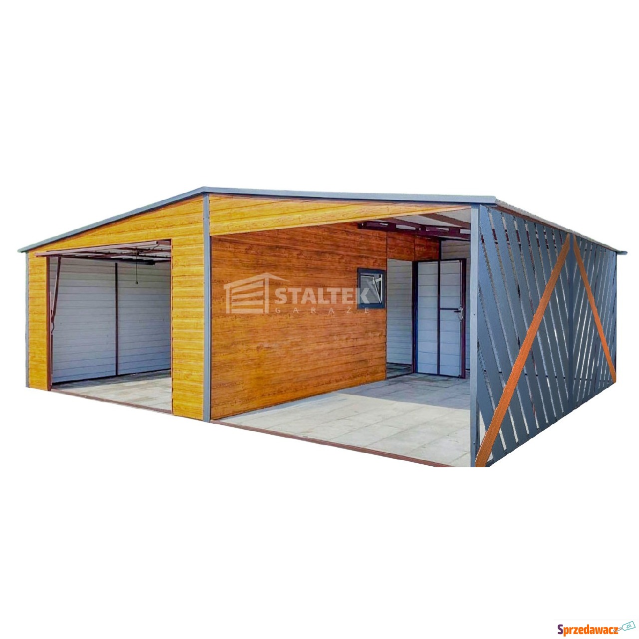 Garaż Blaszany 4x6m + Wiata 4x6m...