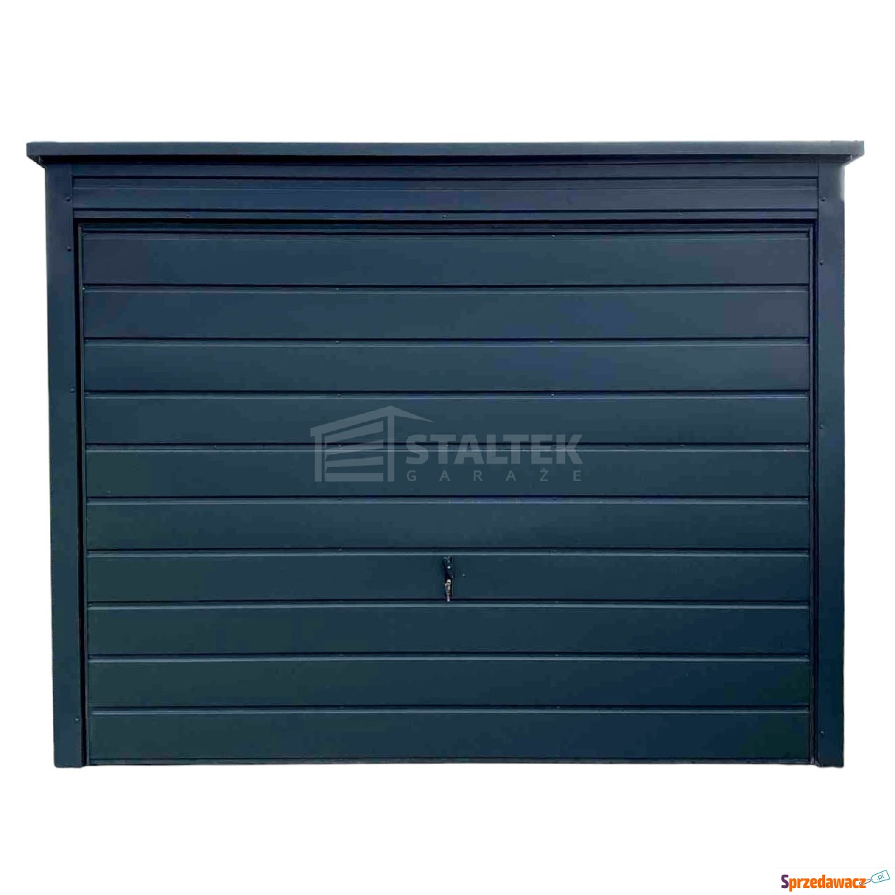 Garaż blaszany 3x6m - Brama uc...