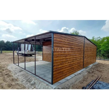 Garaż blaszany 4x6 + wiata 4m - Brama uchylna... - Garaże i wiaty - Częstochowa - zdjęcie 2