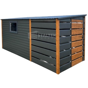Schowek - Domek Ogrodowy 3x2m + wiata 2m  2x Drzwi... - Altany, domki, namioty - Nowy Tomyśl - zdjęcie 1