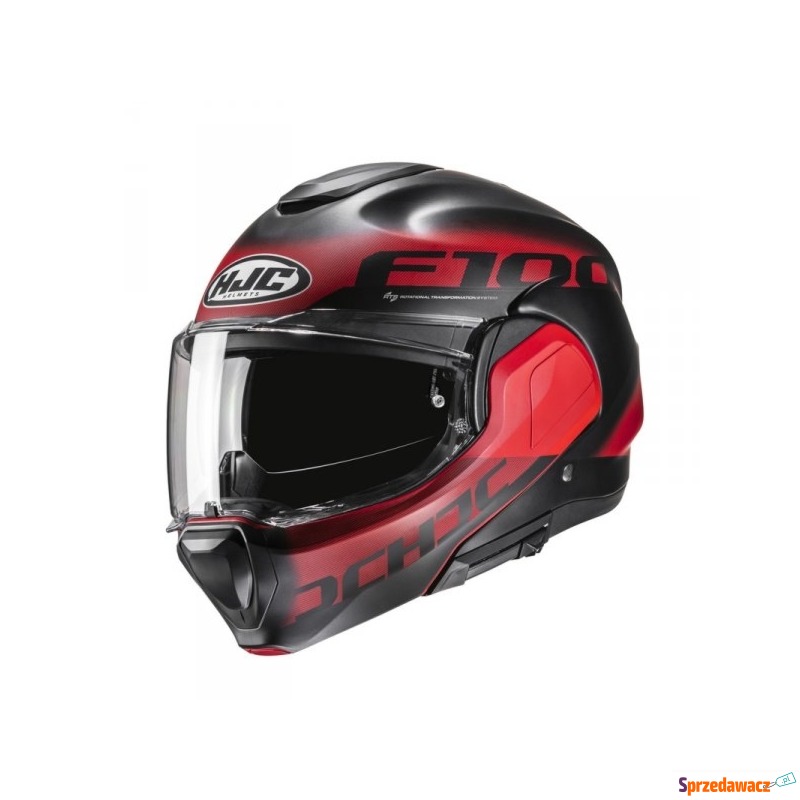 HJC KASK SYSTEMOWY F100 HETAL RED - Kaski motocyklowe - Wrocław