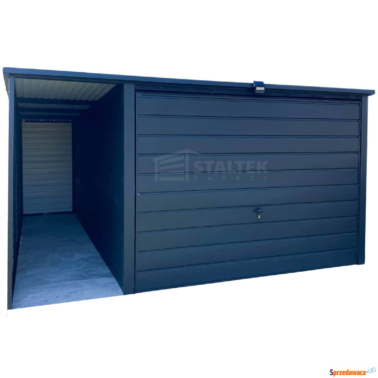 Garaż blaszany 3x4m - wiata 1m...