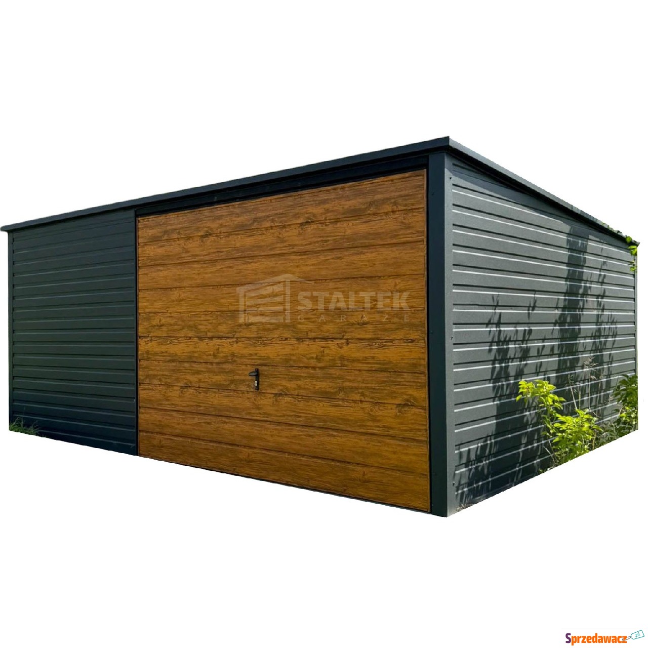 Garaż Blaszany 5x4 Brama uchylna...