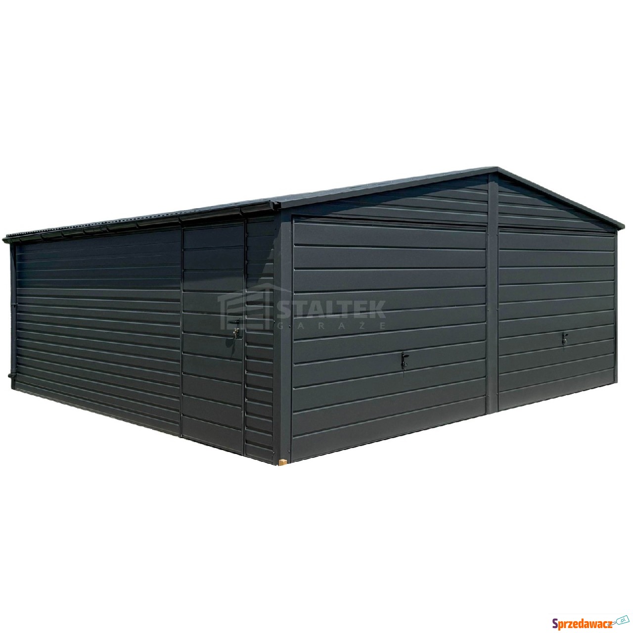 Garaż blaszany 6x6m 2x Brama u...
