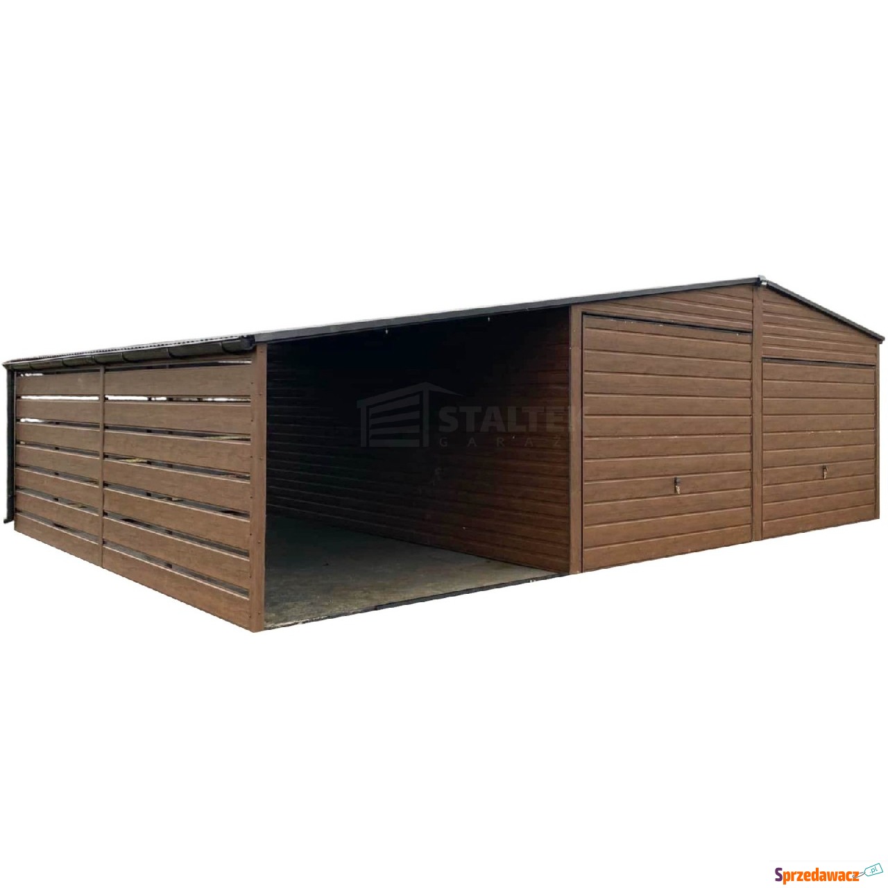 Garaż blaszany 6x6m wiata 3m 2x...