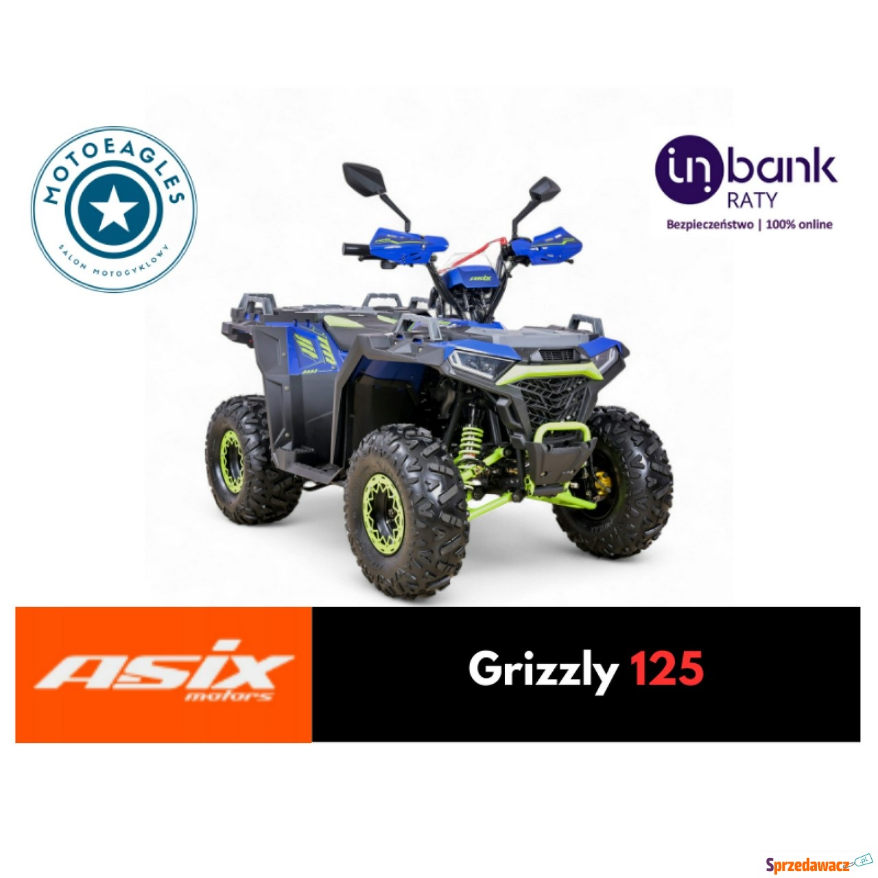 Quad ASIX Grizzly 125 Transport...