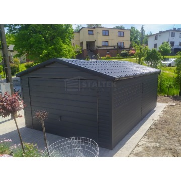 Garaż blaszany 4x6m Blachodachówka Brama uchylna... - Garaże i wiaty - Kalisz - zdjęcie 4