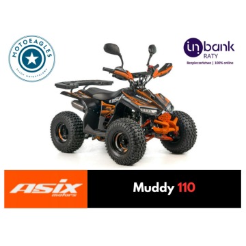 Quad ASIX Muddy 110 Transport Raty Fvat Licznik Światła LED Automat