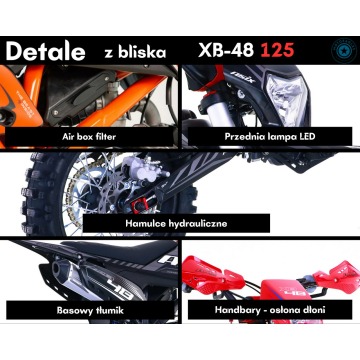 Cross Asix XB-48 125 Transport Raty Fvat Automat... - Motocykle crossowe - Bicz - zdjęcie 2
