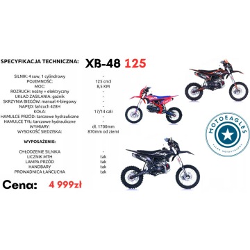 Cross Asix XB-48 125 Transport Raty Fvat Automat... - Motocykle crossowe - Bicz - zdjęcie 4