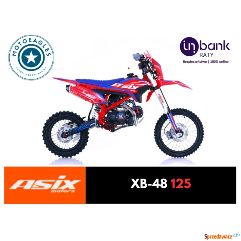Cross Asix XB-48 125 Transport Raty Fvat Automat... - Motocykle crossowe - Bicz