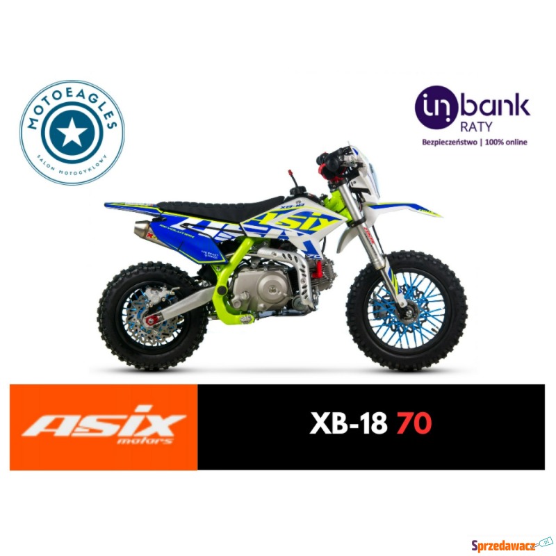 Cross Asix XB-18 70 Transport Raty Fvat Automat... - Motocykle crossowe - Bicz