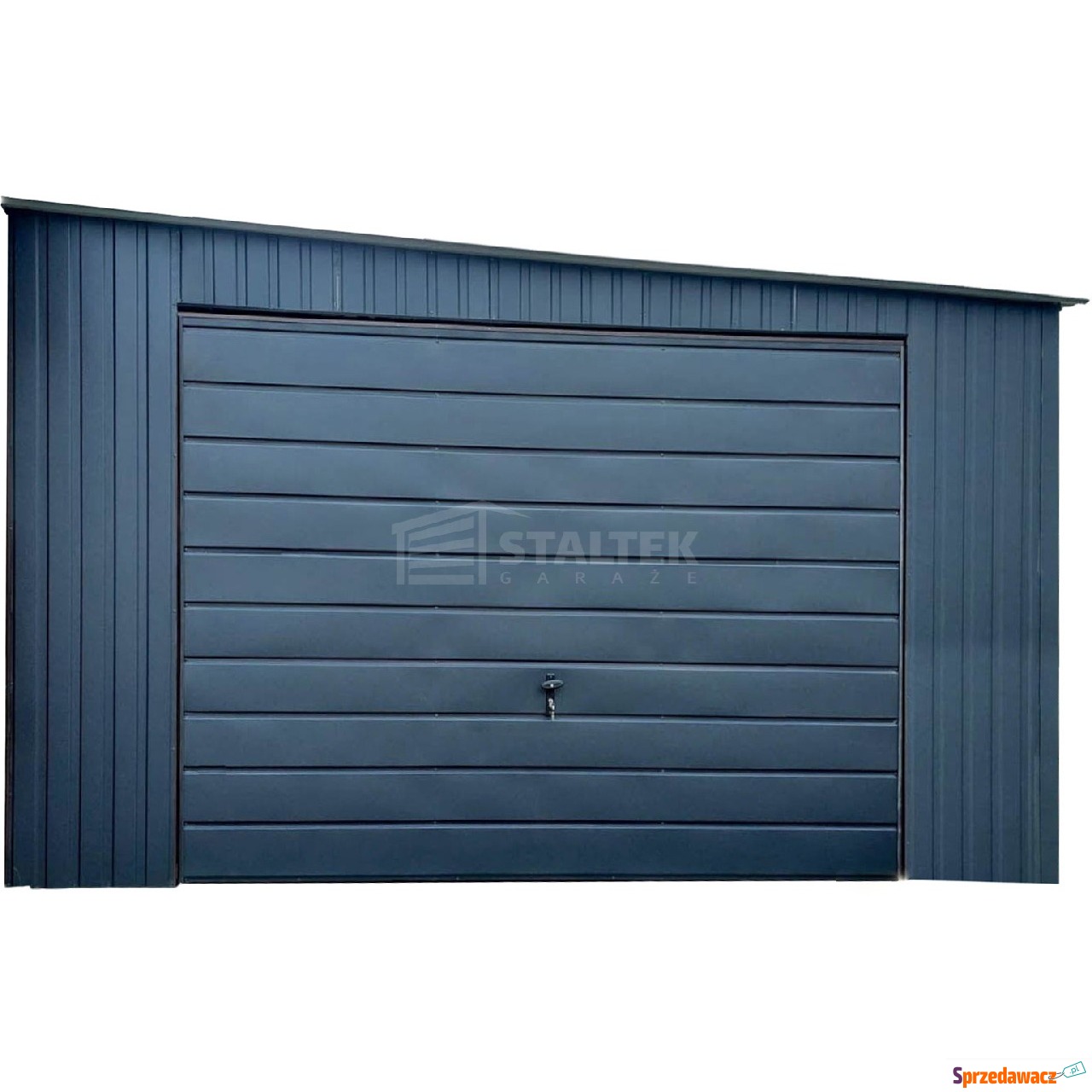 Garaż Blaszany 4,5X8M Brama Uc...