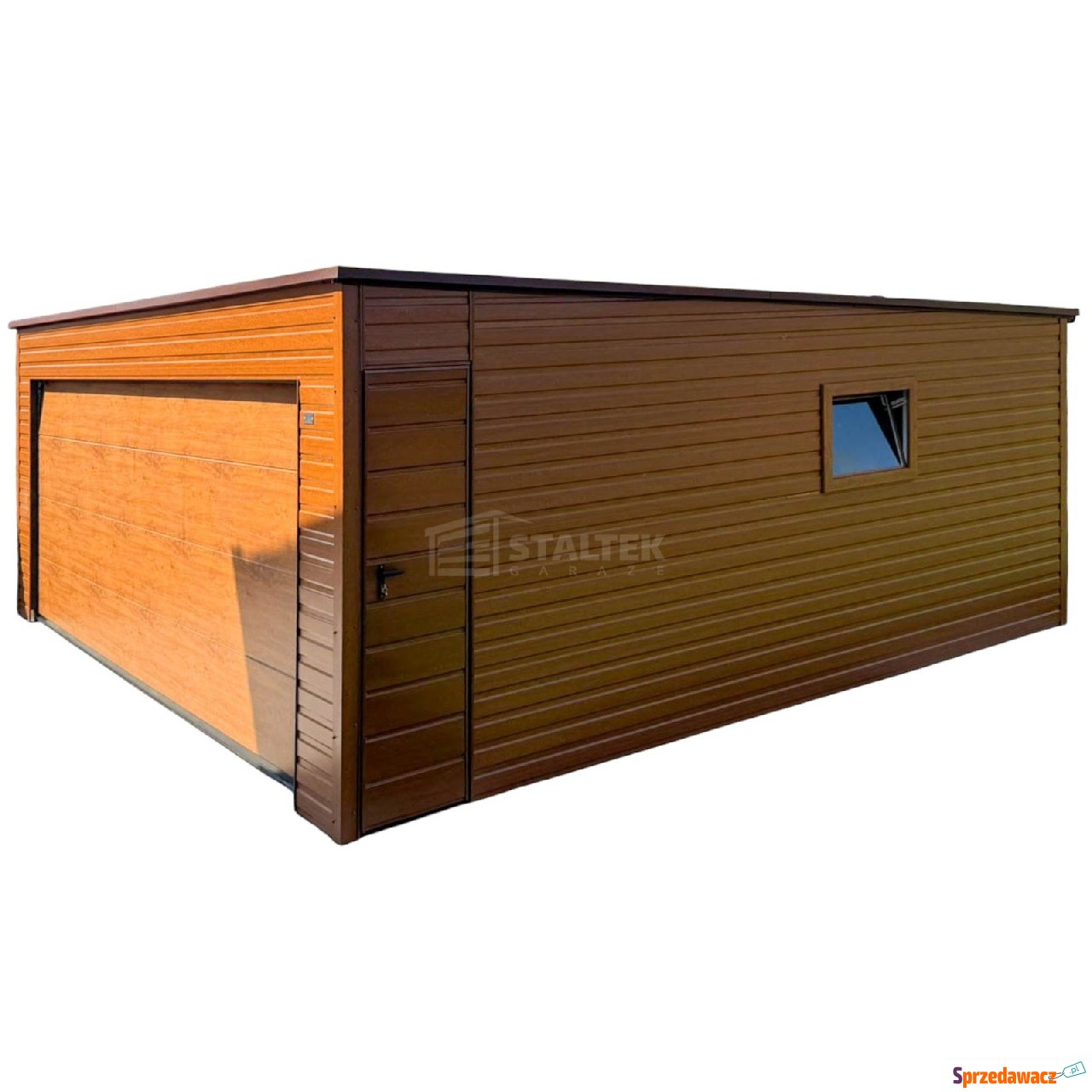 Garaż blaszany 6x5m - brama se...