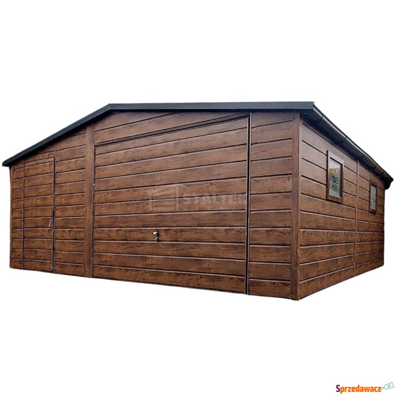 Garaż blaszany 6X6m  brama uchylna...