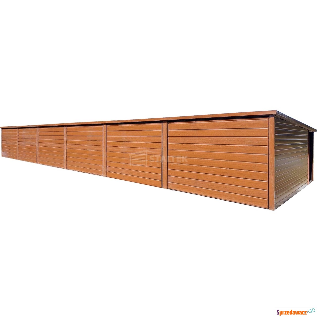 Garaż blaszany 18x5m 6x brama...