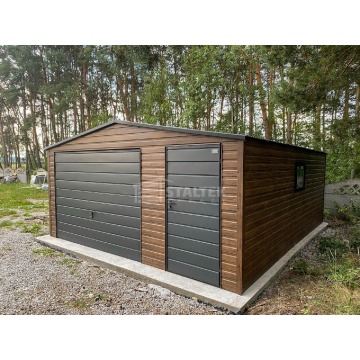 Garaż blaszany 5x6m - brama - drzwi - okno dr... - Garaże i wiaty - Legnica - zdjęcie 3