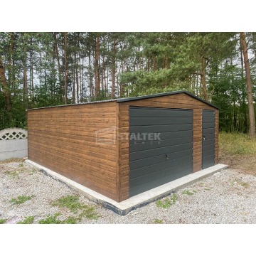 Garaż blaszany 5x6m - brama - drzwi - okno dr... - Garaże i wiaty - Legnica - zdjęcie 2