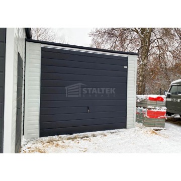 Garaż blaszany 3,5X5m -  brama - drzwi - biały... - Garaże i wiaty - Włocławek - zdjęcie 4