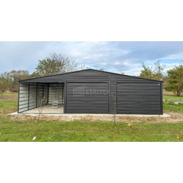 Garaż blaszany 6,5X5m wiata 3,5x5m 2X brama a... - Garaże i wiaty - Opole - zdjęcie 3