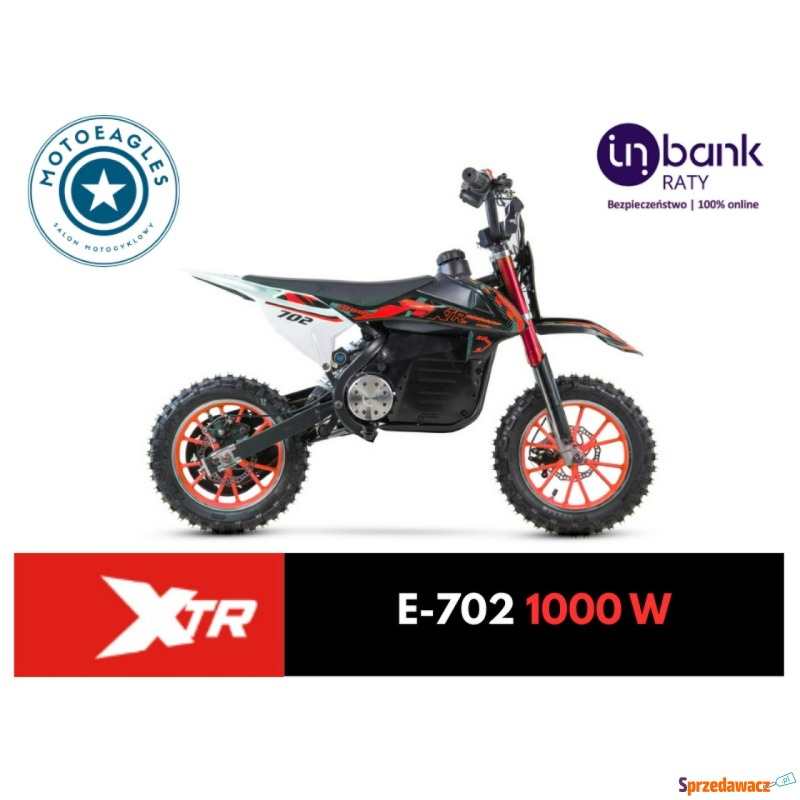 Elektryczny Mini Cross XTR E-702 1000 W Transport... - Motocykle crossowe - Bicz