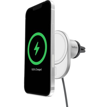 Uchwyt samochodowy magnetyczny Belkin Boost Pro Magnetic Car Charger Qi2 15W Vent Mount MagSafe, sza