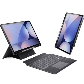 Etui z klawiaturą Bluetooth Dux Ducis (DK Series) do Galaxy Tab S10 Ultra / S9 Ultra / S8 Ultra, cza