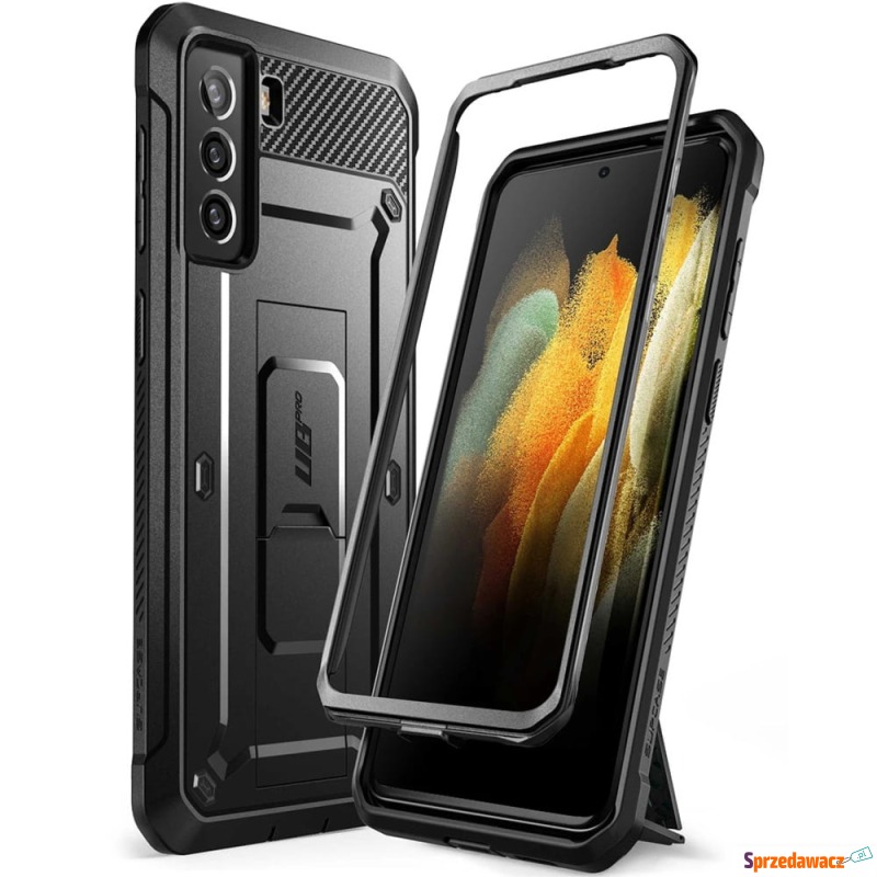Etui Supcase UB Pro noSP Galaxy S21 5G, czarne - Etui na smartfony - Lubowidz