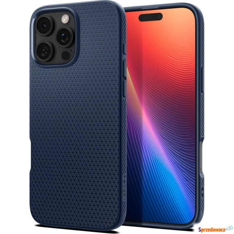 Etui Spigen Liquid Air do iPhone 16 Pro, granatowe - Etui na smartfony - Żory