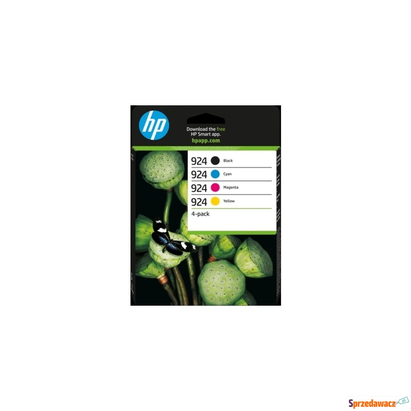 Tusze Oryginalne HP 924 (6C3Z1NE) (komplet) -... - Tusze, tonery - Pabianice