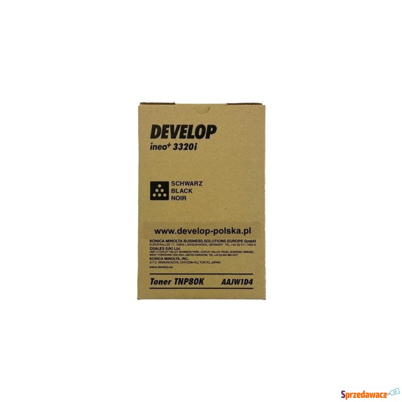 Toner Oryginalny Develop TNP-80K (AAJW1D4) (C... - Tusze, tonery - Brzeg
