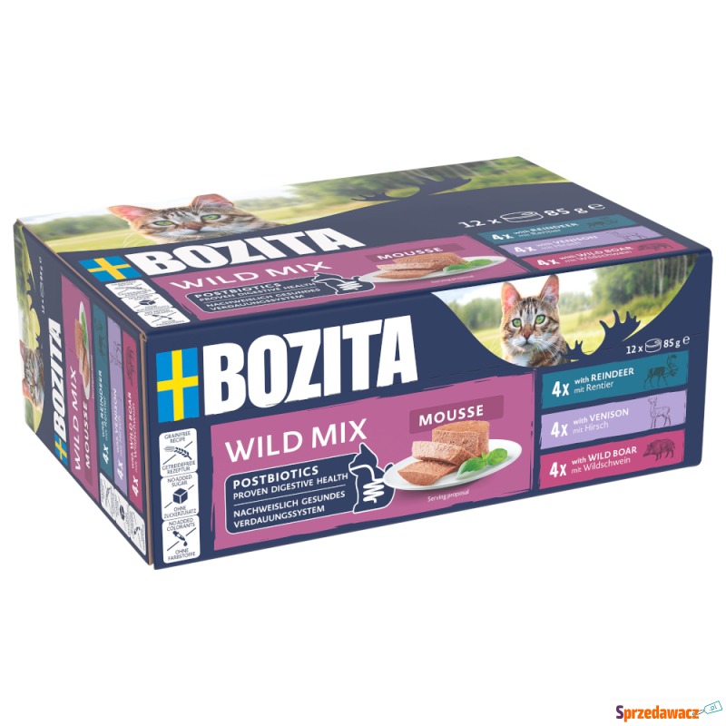 Bozita Mousse, 12 x 85 g - Wild...