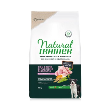 Natural Trainer Selected Quality Nutrition Adult Medium & Maxi, indyk - 2 x 10 kg