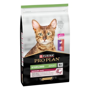PURINA PRO PLAN Sterilised Adult Savoury Duo, kaczka i wątróbka - 2 x 10 kg