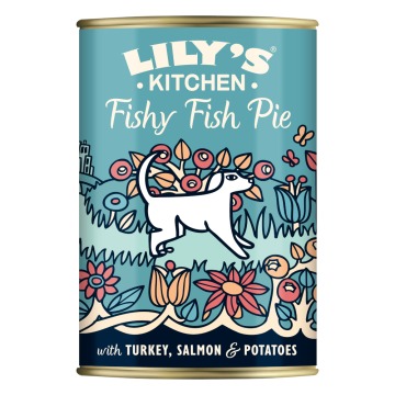 Lily's Kitchen Grainfree, bez zbóż - Łosoś, i indyk i śledź, 12 x 400 g