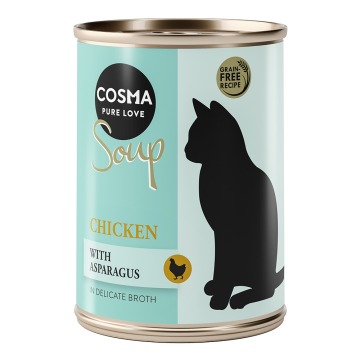 Megapakiet Cosma Soup, 24 x 100 g - Pierś z kurczaka ze szparagami