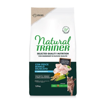 Natural Trainer Selected Quality Nutrition Sterilised, biała ryba - 2 x 1,25 kg