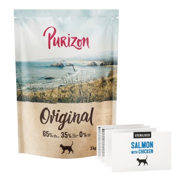 Purizon Sterilised Adult łosoś z kurczakiem - bez zbóż - NOWOŚĆ: 2 kg