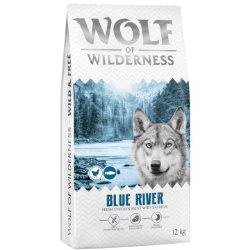 Wolf of Wilderness Adult „Blue River”, łosoś - 2 x 12 kg nowa receptura
