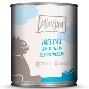 MjAMjAM, 6 x 800 g  - Delikatna kaczka i drób z pyszną marchewką