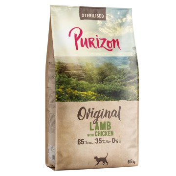 Purizon Sterilised Adult, jagnięcina i kurczak - bez zbóż - NOWOŚĆ: 6,5 kg