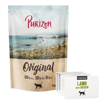 Purizon Sterilised Adult, jagnięcina i kurczak - bez zbóż - NOWOŚĆ: 2 kg