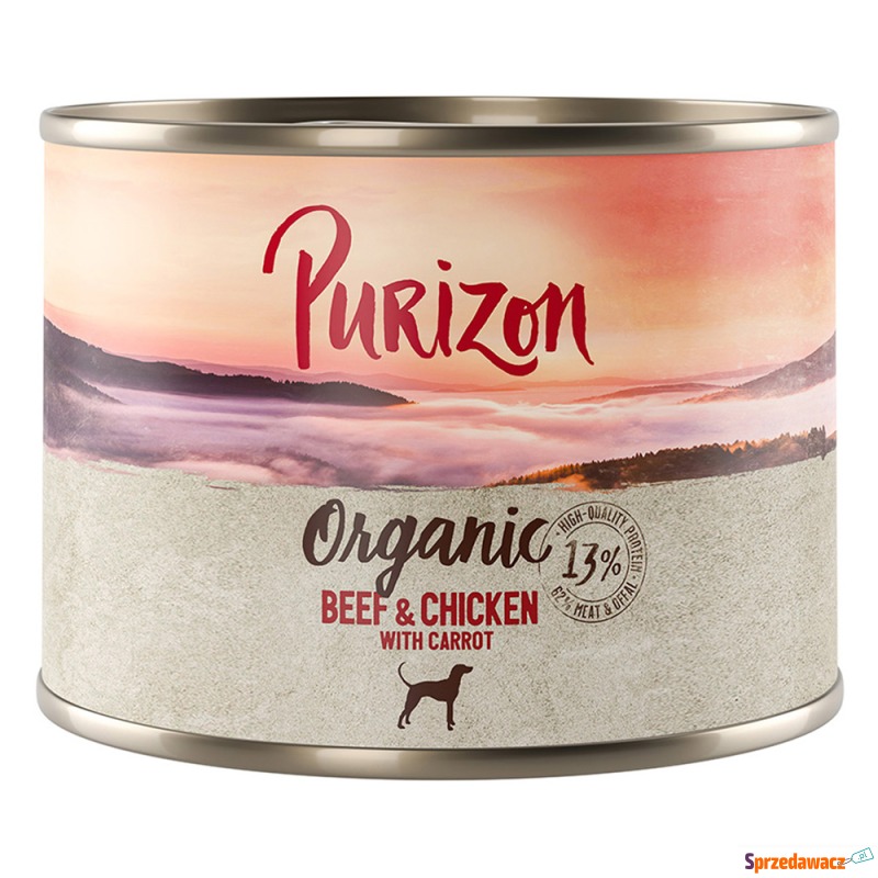 Purizon Organic, 6 x 200 g - Biowołowina i bi... - Karmy dla psów - Tarnów