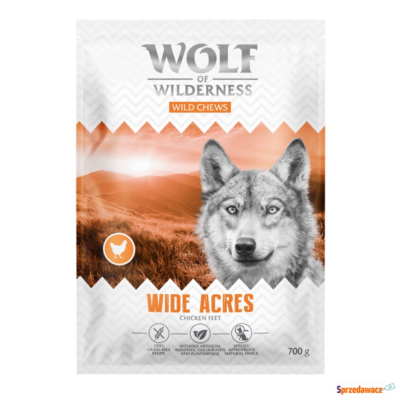 Wolf of Wilderness kurze łapki - 3 x 700g - Przysmaki dla psów - Kalisz