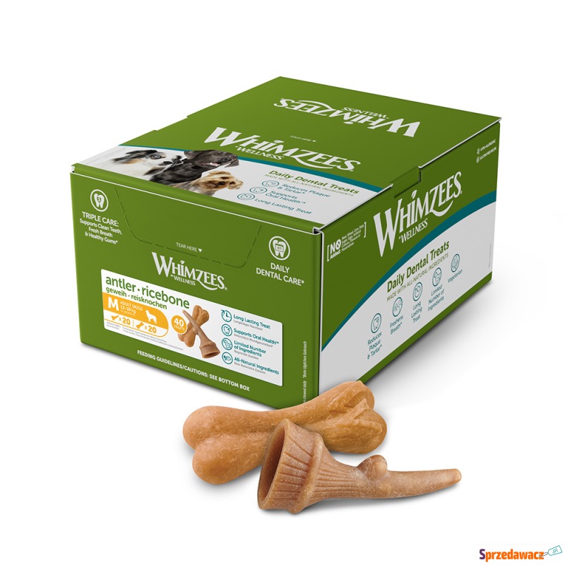 Whimzees by Wellness, poroże i kości ryżowe -... - Przysmaki dla psów - Olsztyn